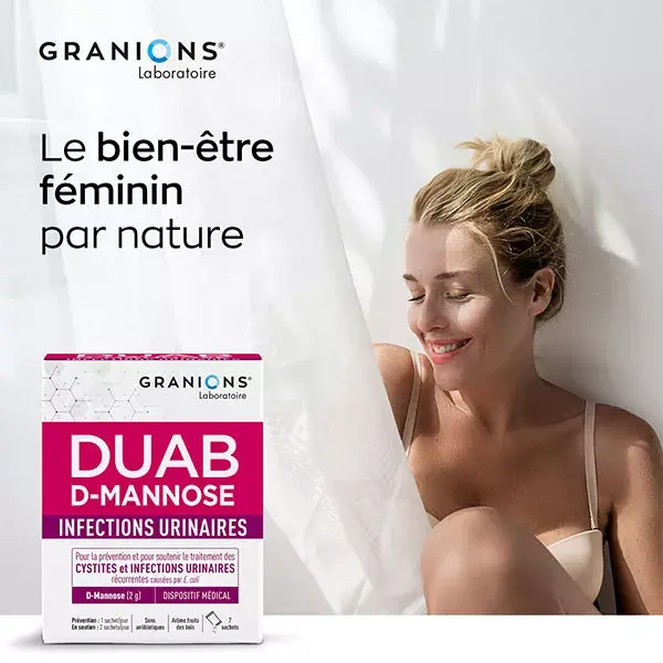 Granions Duab D-Manose Infecções do Trato Urinário Cistite 7 sachês