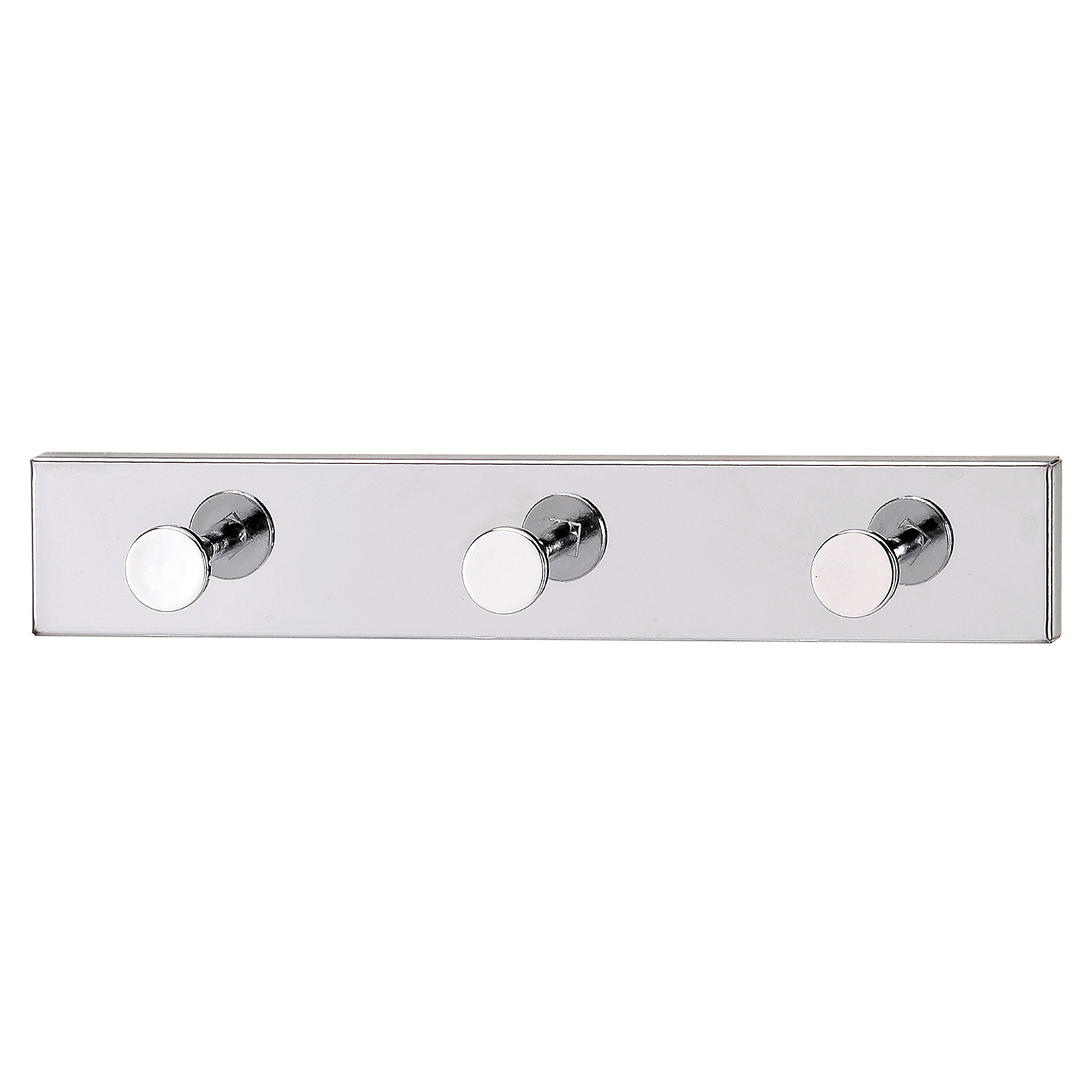 Wandgarderobe - silber - 3 Haken