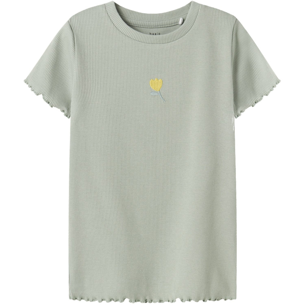 Køb Name It Aqua Gray Lemon Vivemma Slim T-Shirt