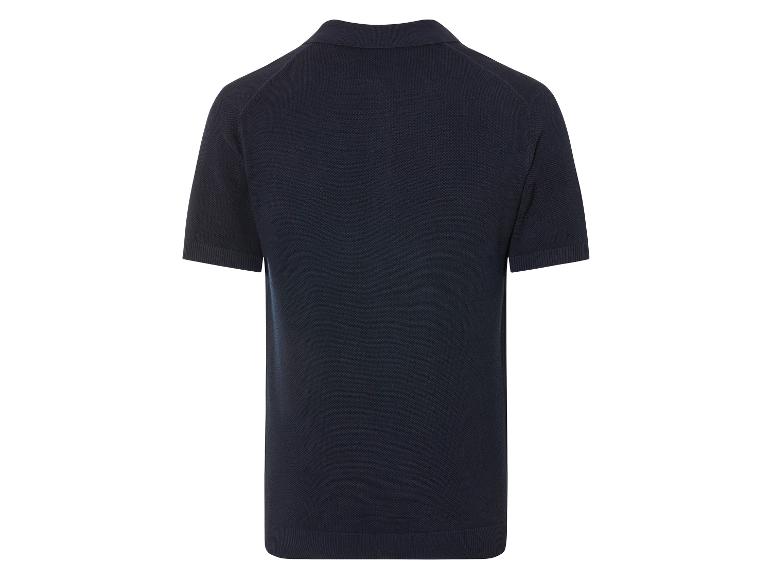 Gebreid heren poloshirt