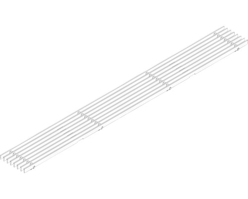 Hauraton Dachfix Resist 115 langsrooster roestvrij staal 1000 mm x 108 mm x 20 mm