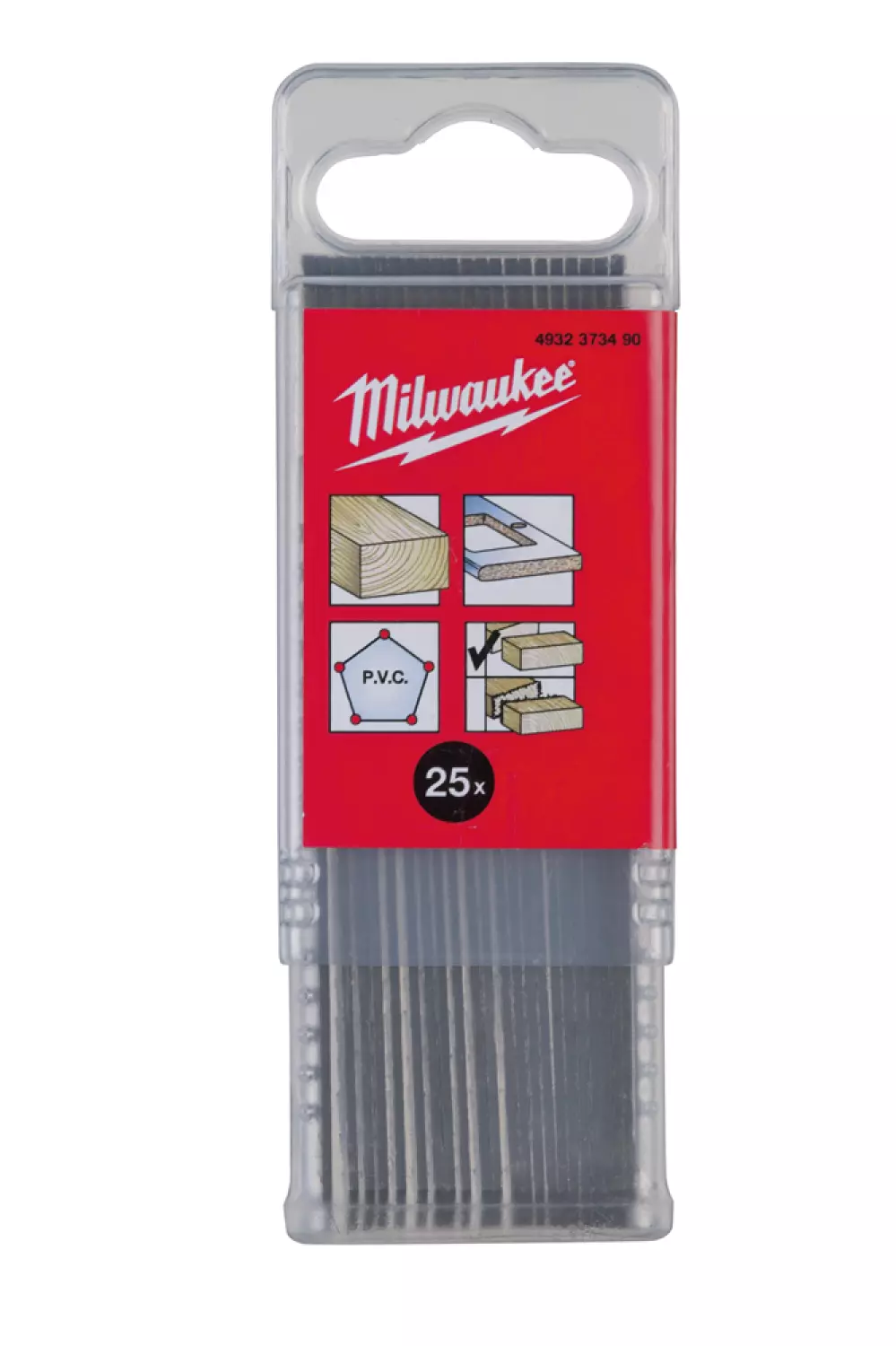 Milwaukee 4932373490 T 101 D Decoupeerzaagblad - 75 x 4mm - Hout (25st) - T 101 D
