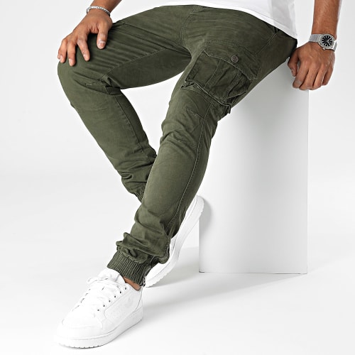 Pantalon Cargo Vert Kaki