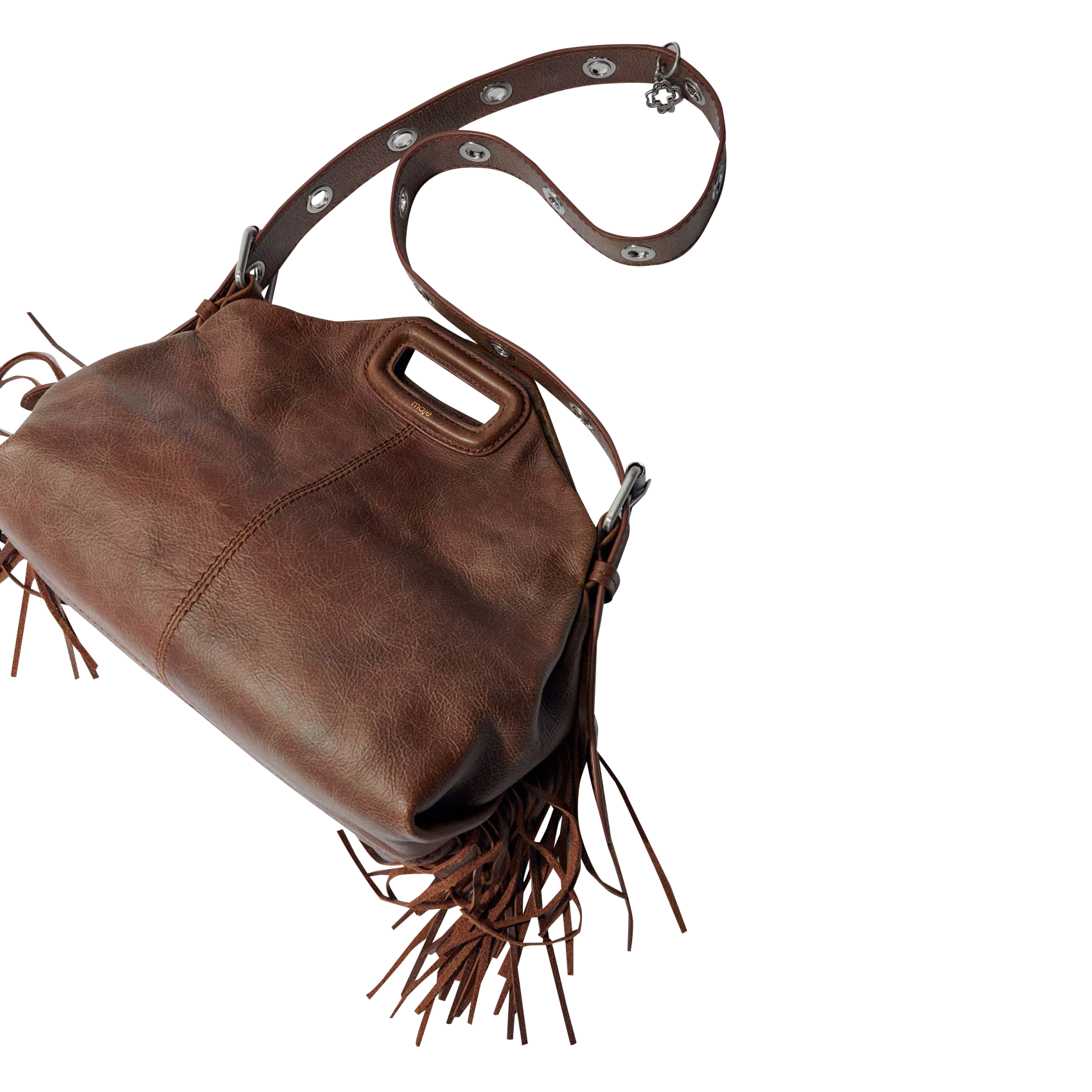 MISS M - Sac épaule en cuir | Marron