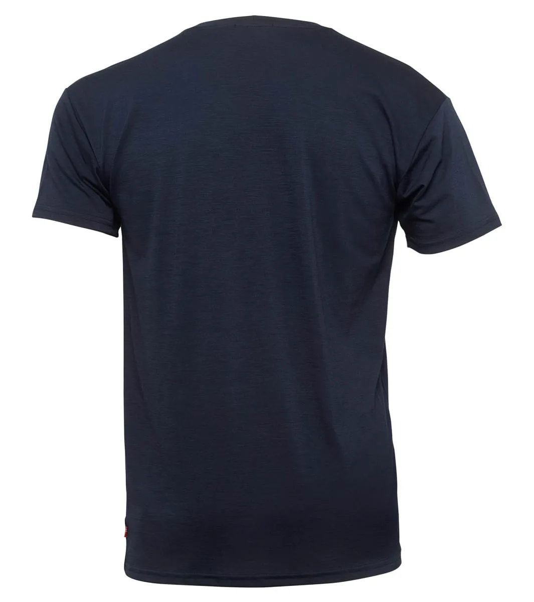 Aclima Men's LightWool 140 Classic Tee Logo Navy Blazer