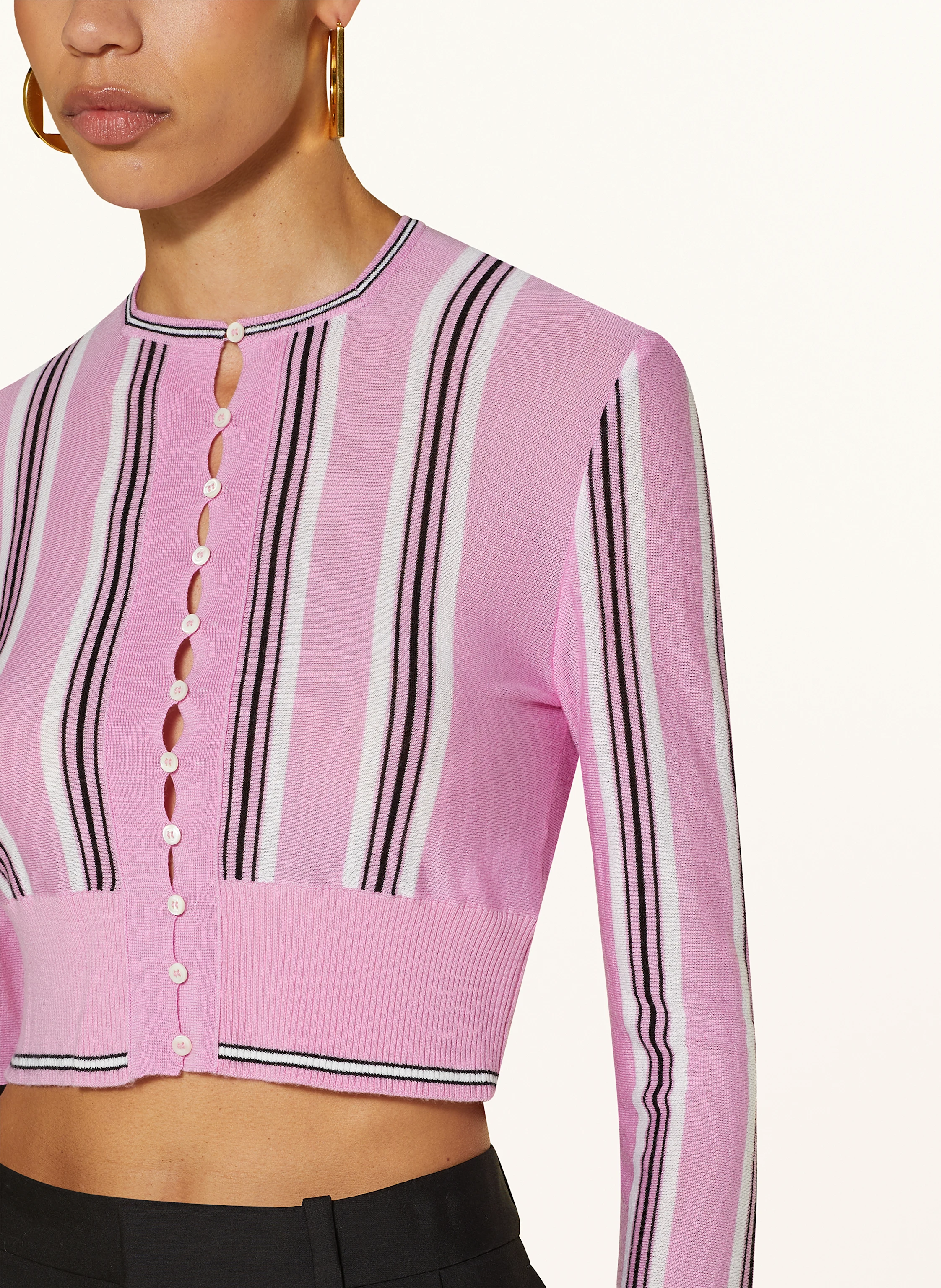 JACQUEMUS Cropped-Strickjacke LE CARDIGAN SPIAGGIA