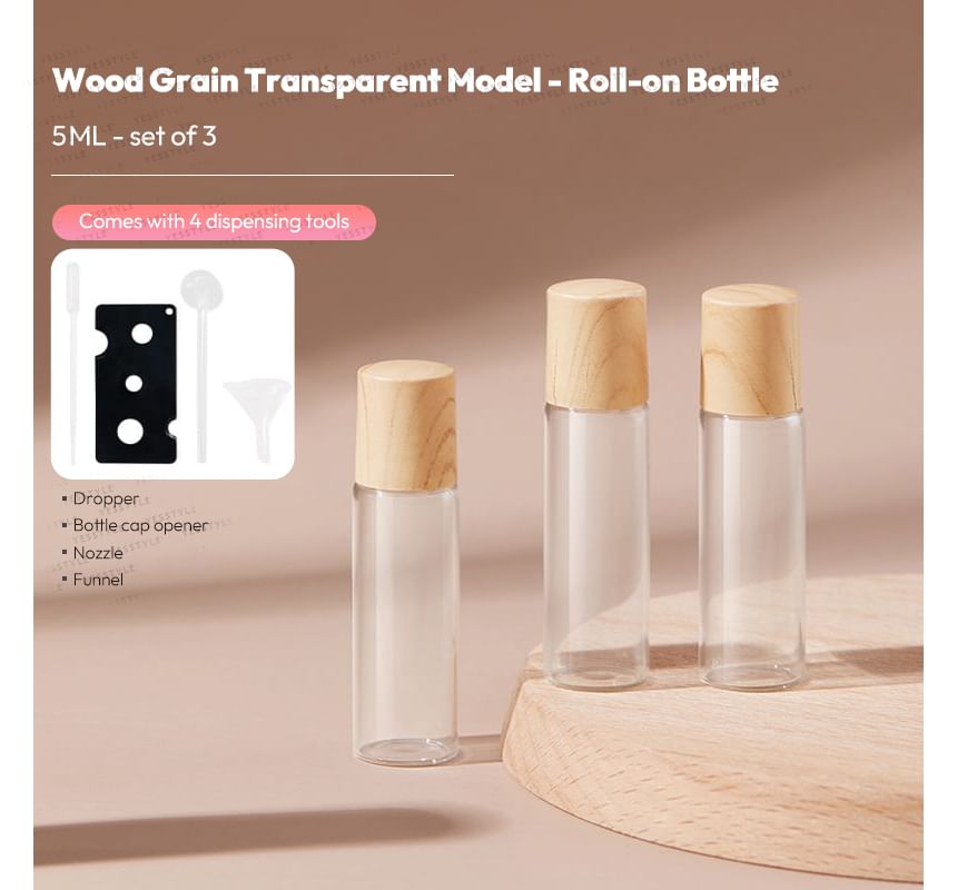 SIMBLER - Set van 3: Draagbare mini-parfumrollerfles