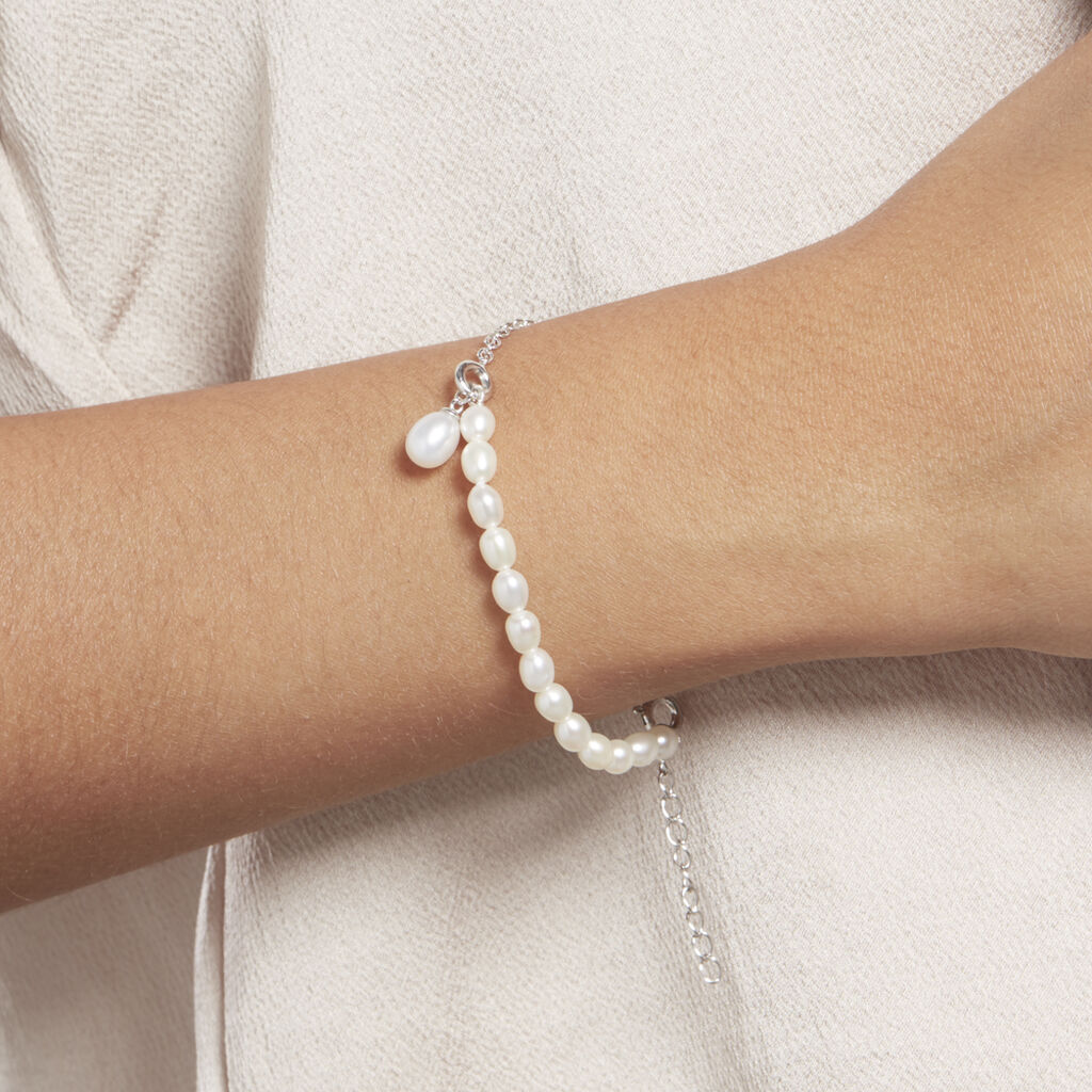 Bracelet Rosolino Argent Perle De Culture