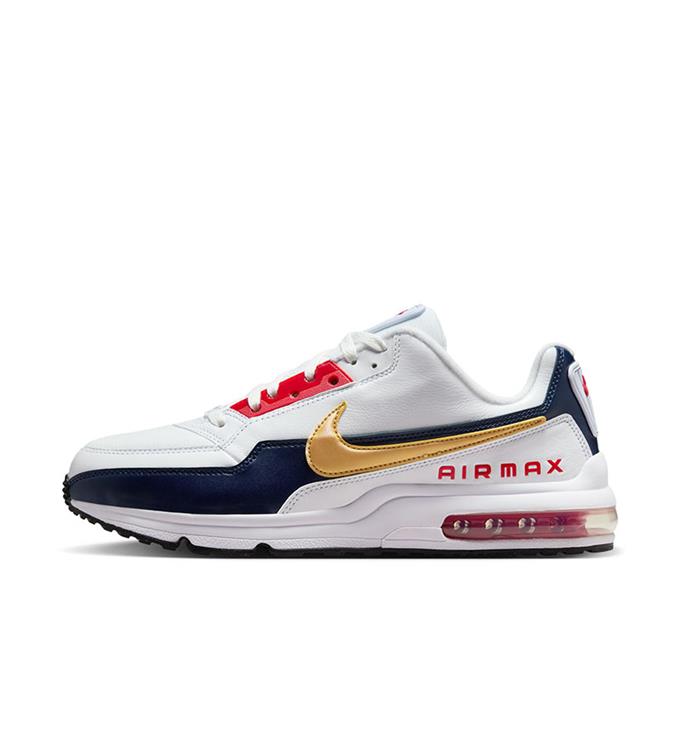 Nike Air Max LTD 3 Premium Men 695484-186 WHITE-METALLIC-GOLD-MIDNIGHT-N