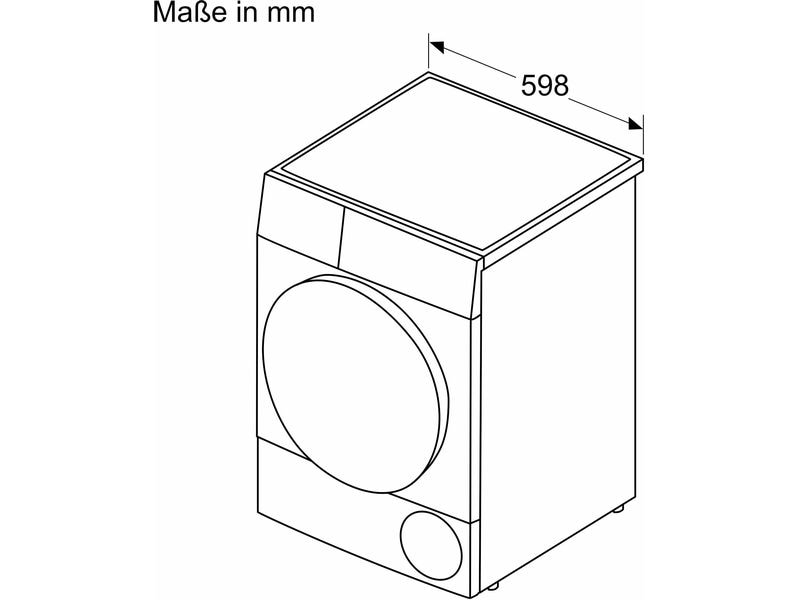 Siemens Wäschetrockner WQ45G2A0CH Rechts Wärmepumpen-Trockner