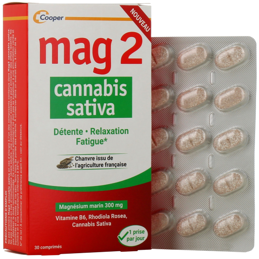 Mag 2 Cannabis Sativa - Détente, Relaxation, Fatigue