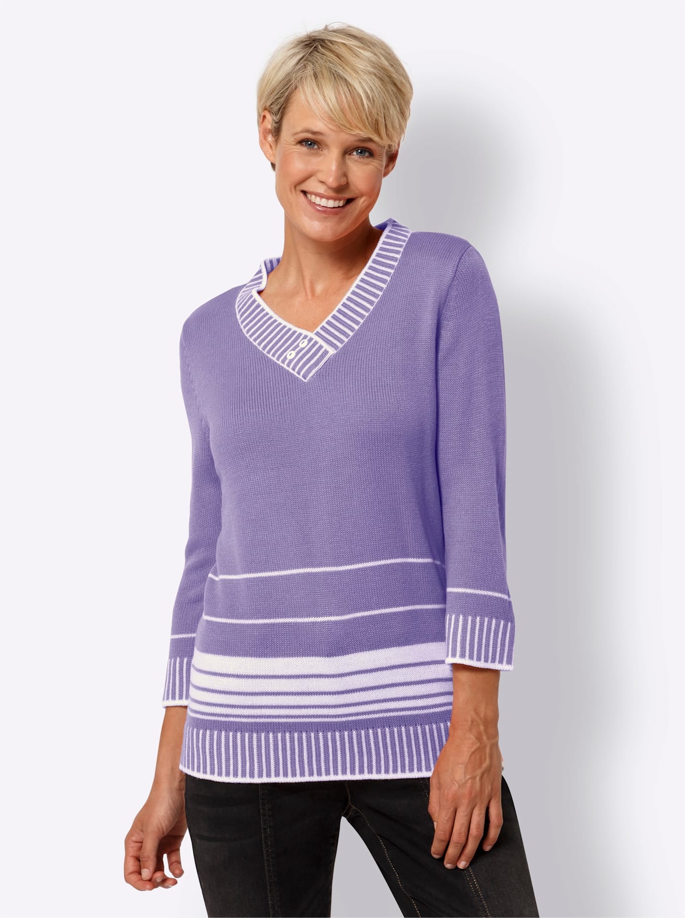 Classic Basics 3/4 Arm-Pullover »Pullover«
