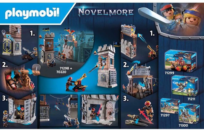 PLAYMOBIL Novelmore vs. Burnham Raiders - Toernooi arena - 71298