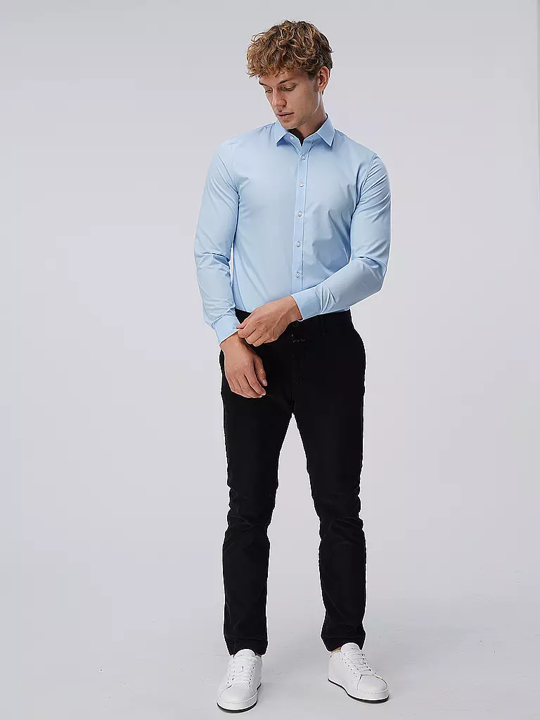 OLYMP NO.6 Business Hemd Super Slim blau