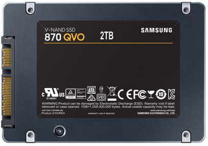 Samsung 870 QVO 2 TB SSD Harde Schijf (2.5 Inch) SATA 6 Gb/S Retail MZ-77Q2T0BW