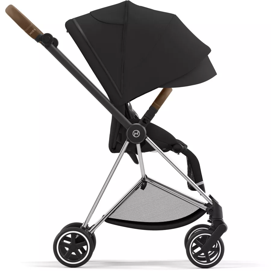 cybex PLATINUM Kombikinderwagen New Mios Chrome Brown Sepia Black