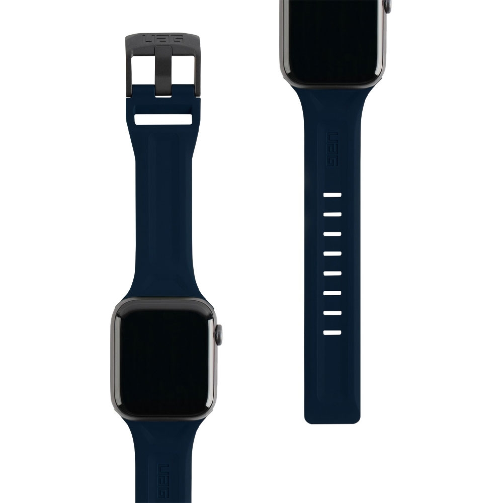 Apple Watch (42 mm / 44 mm) Scout Strap Silikon Armband (191488115555) - Mallard (Blau)