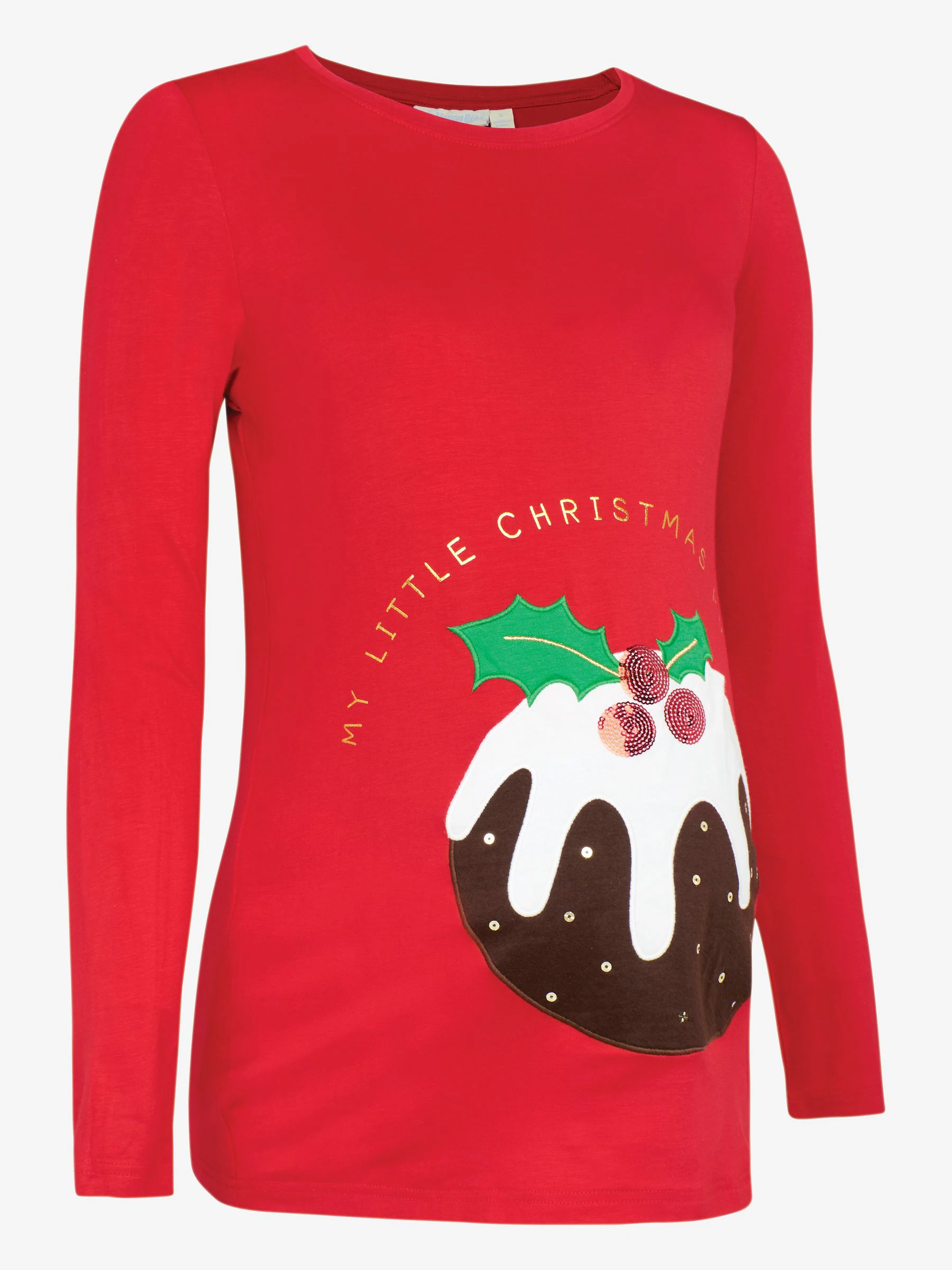 JoJo Maman Bébé - Zwangerschapstop met kerstpudding