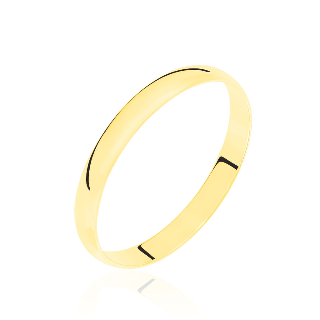 Alliance Meredithe Demi Jonc Classique Or Jaune