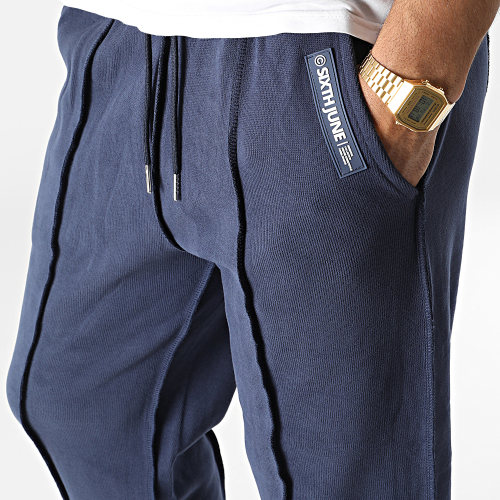 Pantalon Jogging M12326PPA Bleu Marine