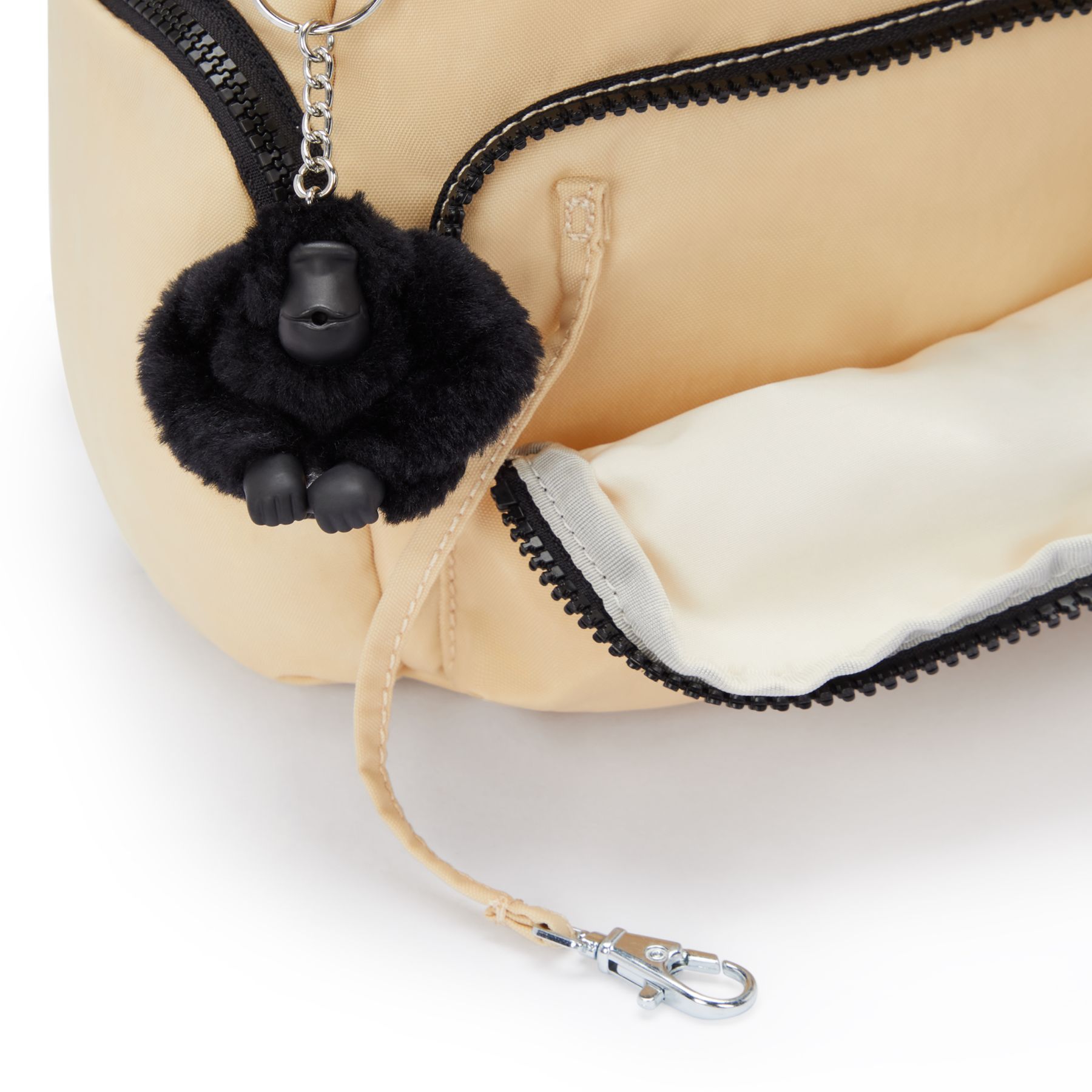 CITY ZIP MINI Mini sac à dos avec bretelles ajustables - Eager Beige