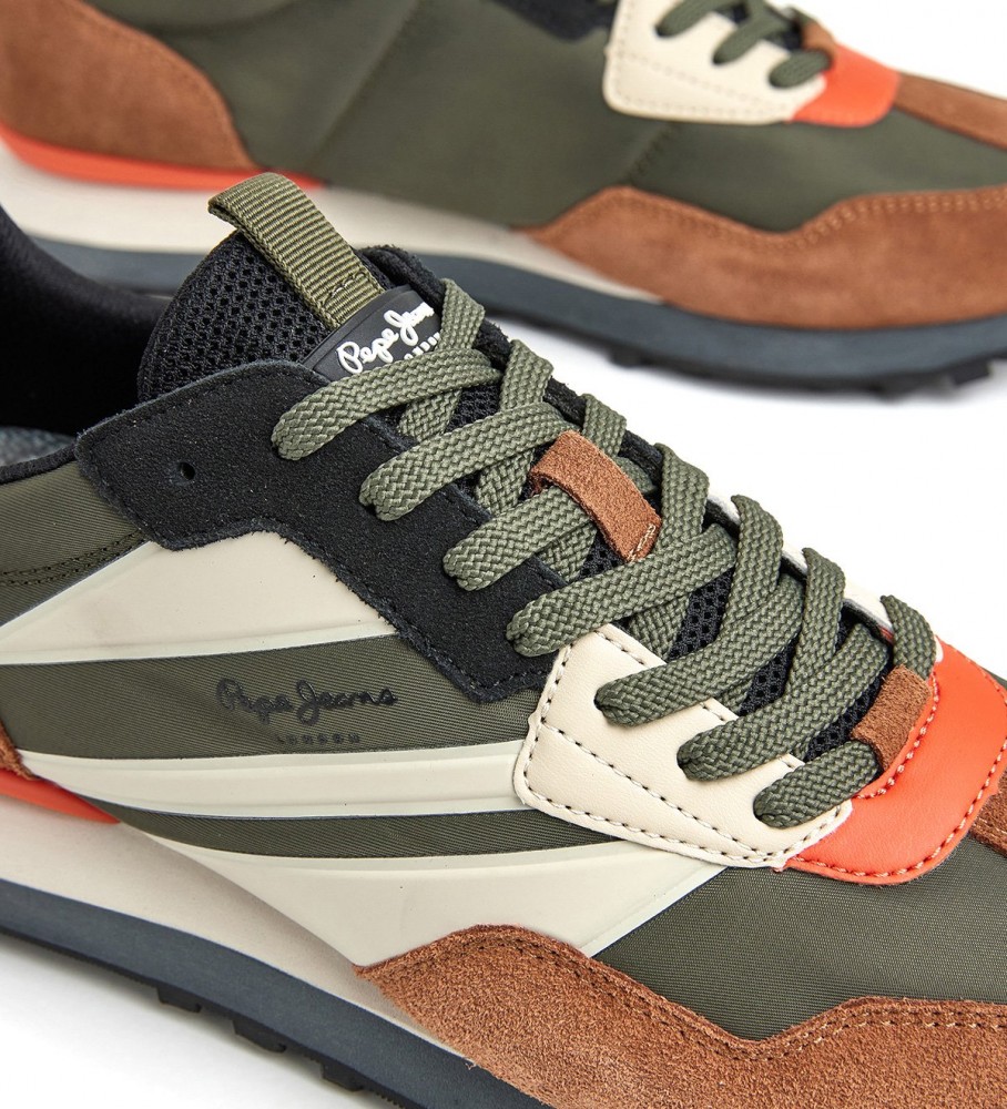 Tênis Pepe Jeans Foster Heat M em couro verde