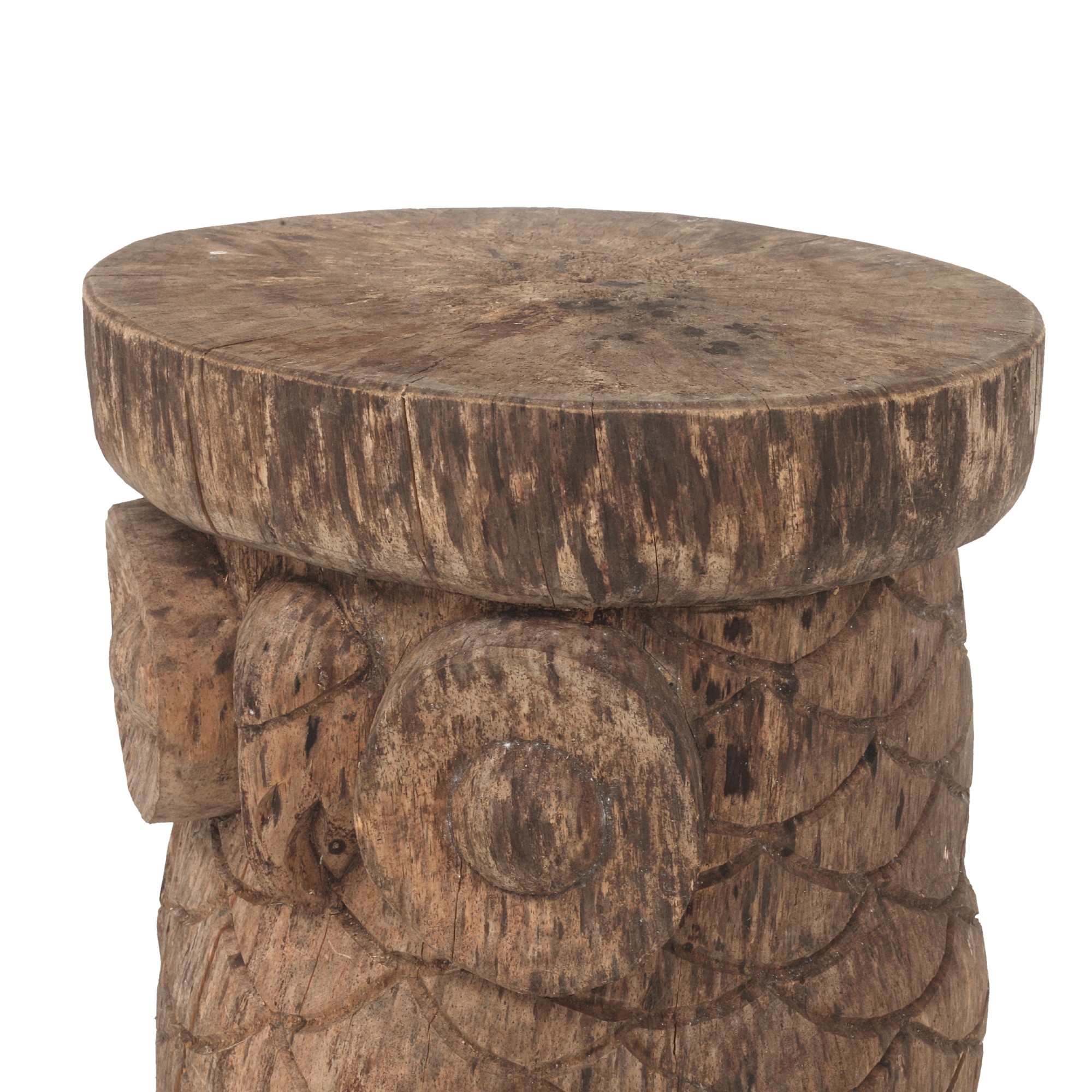 Hocker 'Eule', Holz, Ø 30, H 50 cm von fischer's lagerhaus