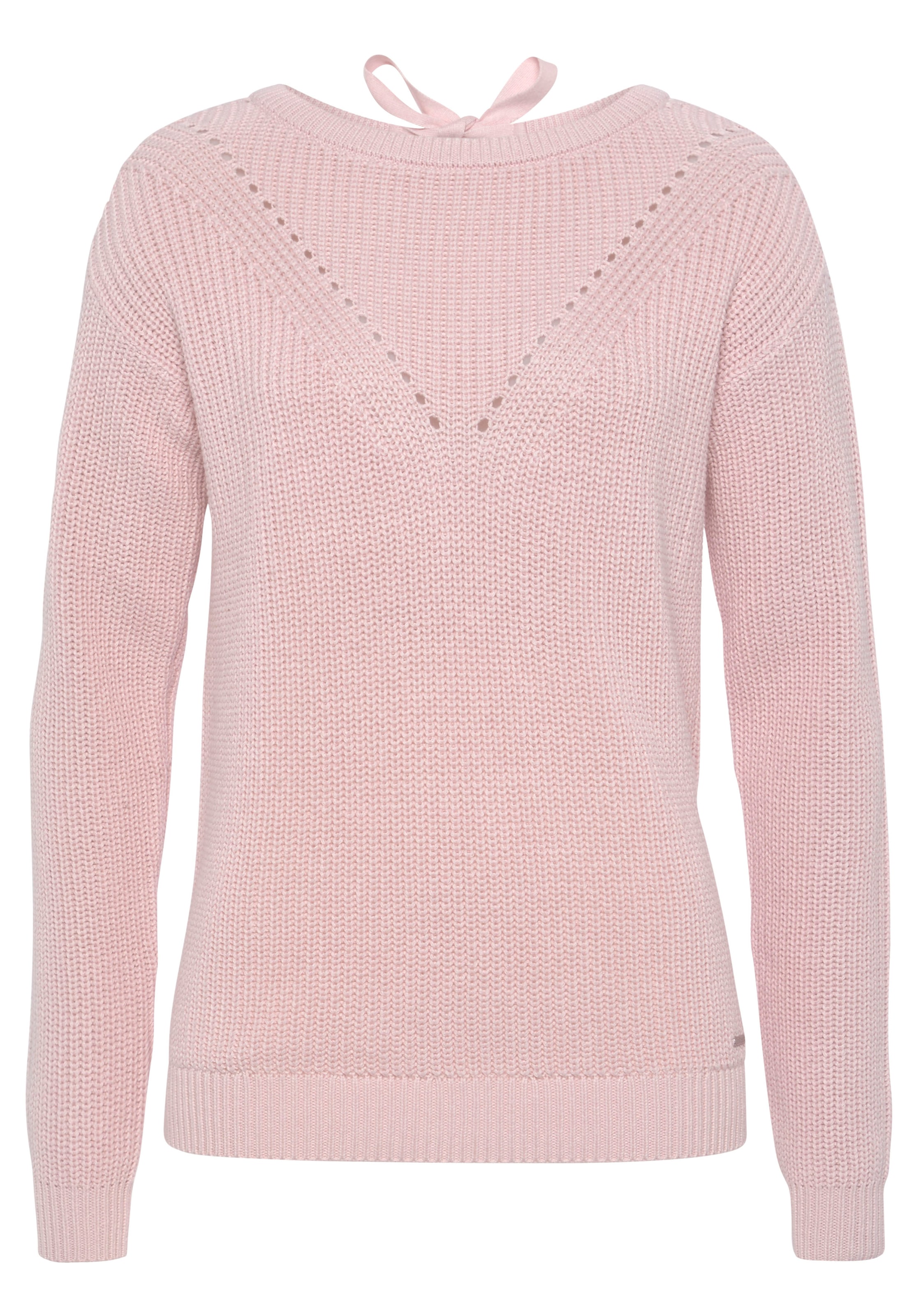 Laura Scott Strickpullover , mit Schleifen-Detail