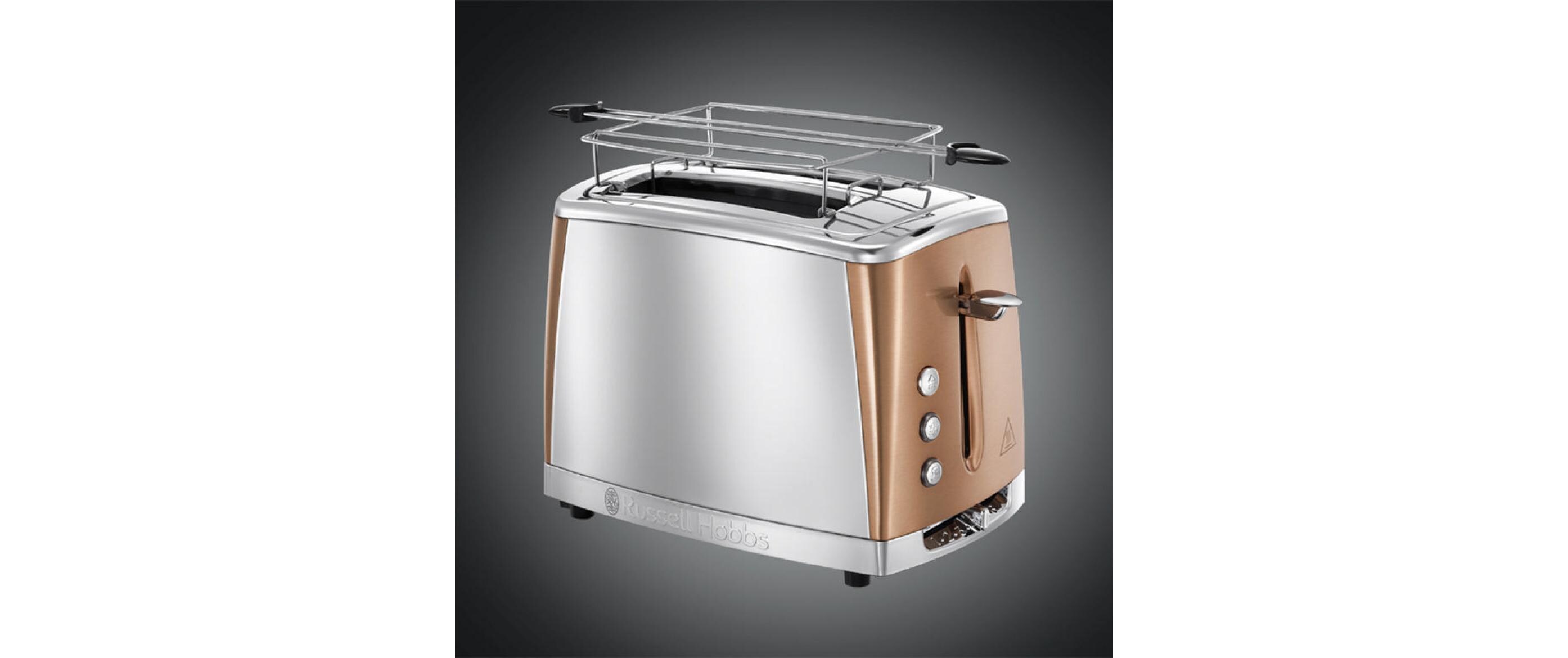 Toaster Luna Copper SilberKlassischer Toaster, Silber