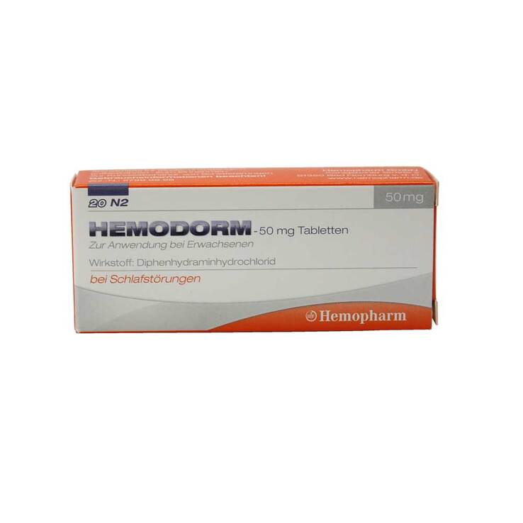 Hemodorm 50 mg Einschlaftabl, 20 St