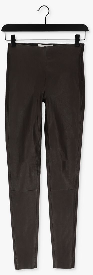 SELECTED FEMME bruine selected femme legging sylvia mw stretch leather leggin