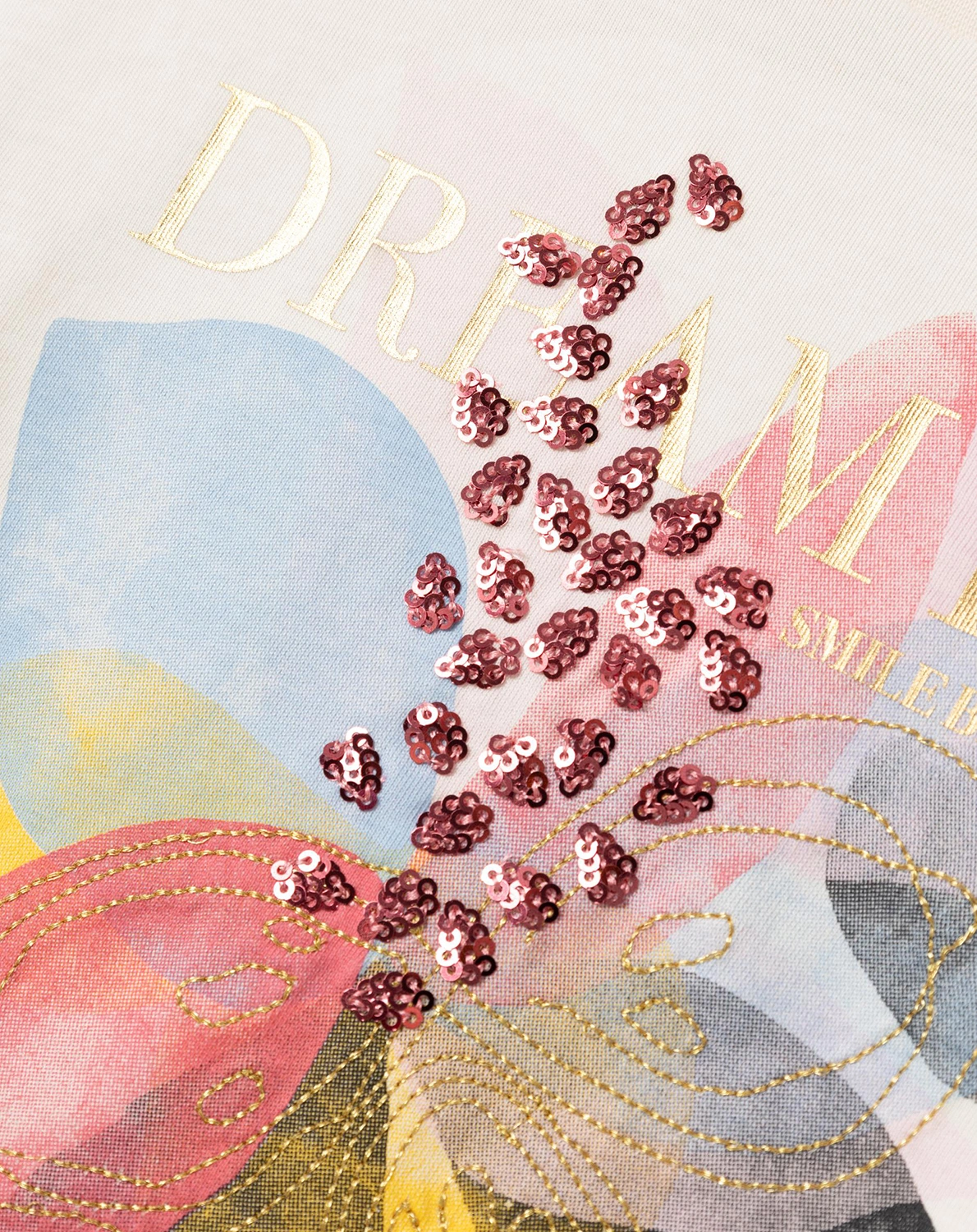 T-Shirt NKFFLOTTER DREAM BIG in jet stream