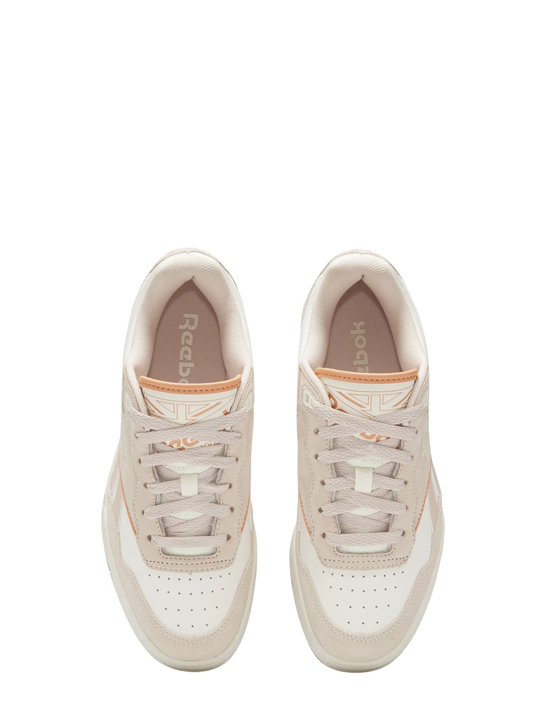 reebok sneakers femme reebok bb 4000 cuir blanc/rose