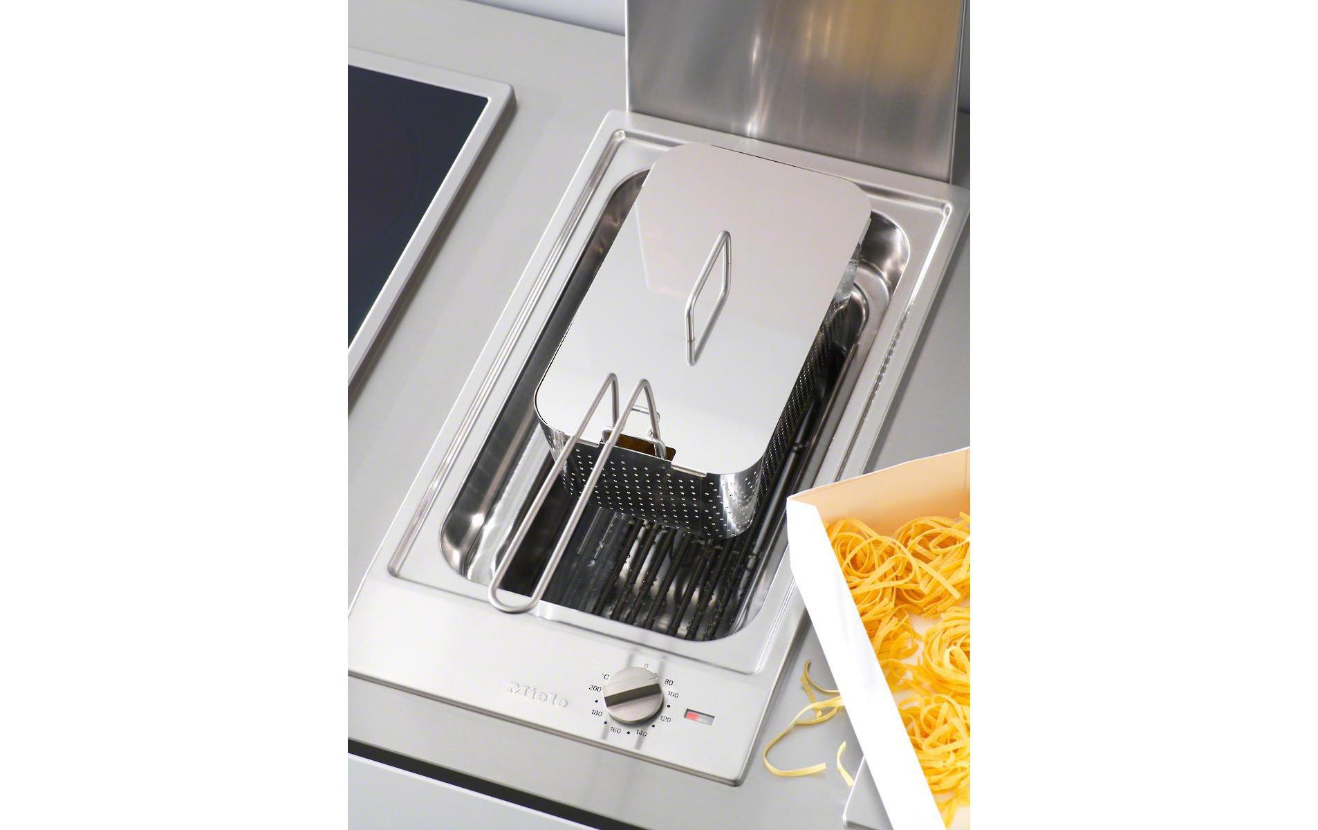ProLine Fritteuse CS 1411 F 0.5 kg, Silber<br>Einbau-Ölfritteuse mit grossem Fassungsvermögen