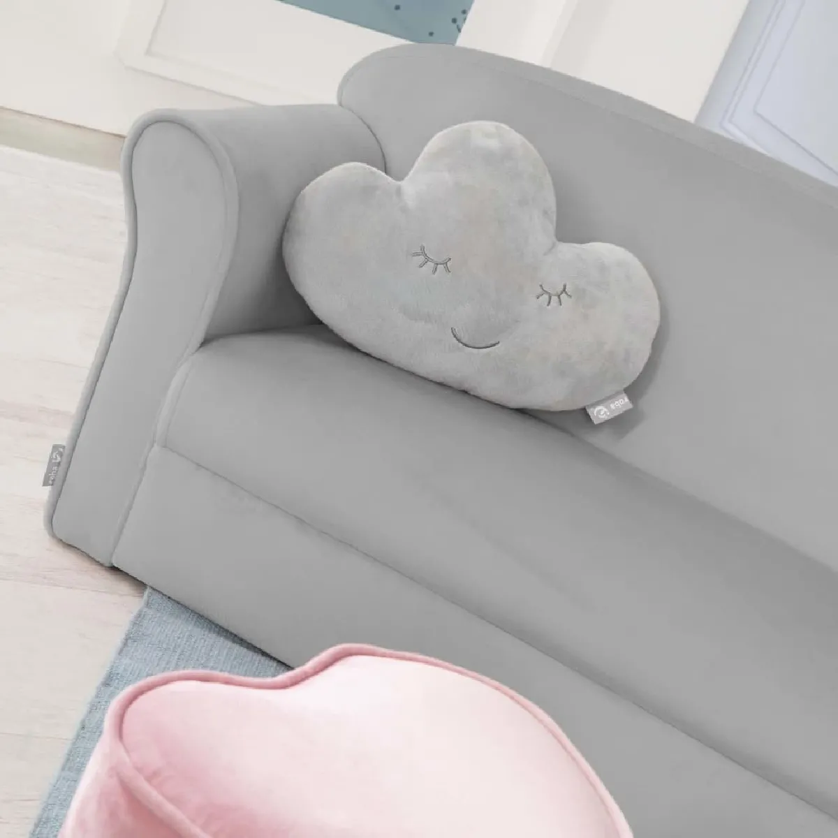 Roba Canapé Enfant Accoudoirs Gris