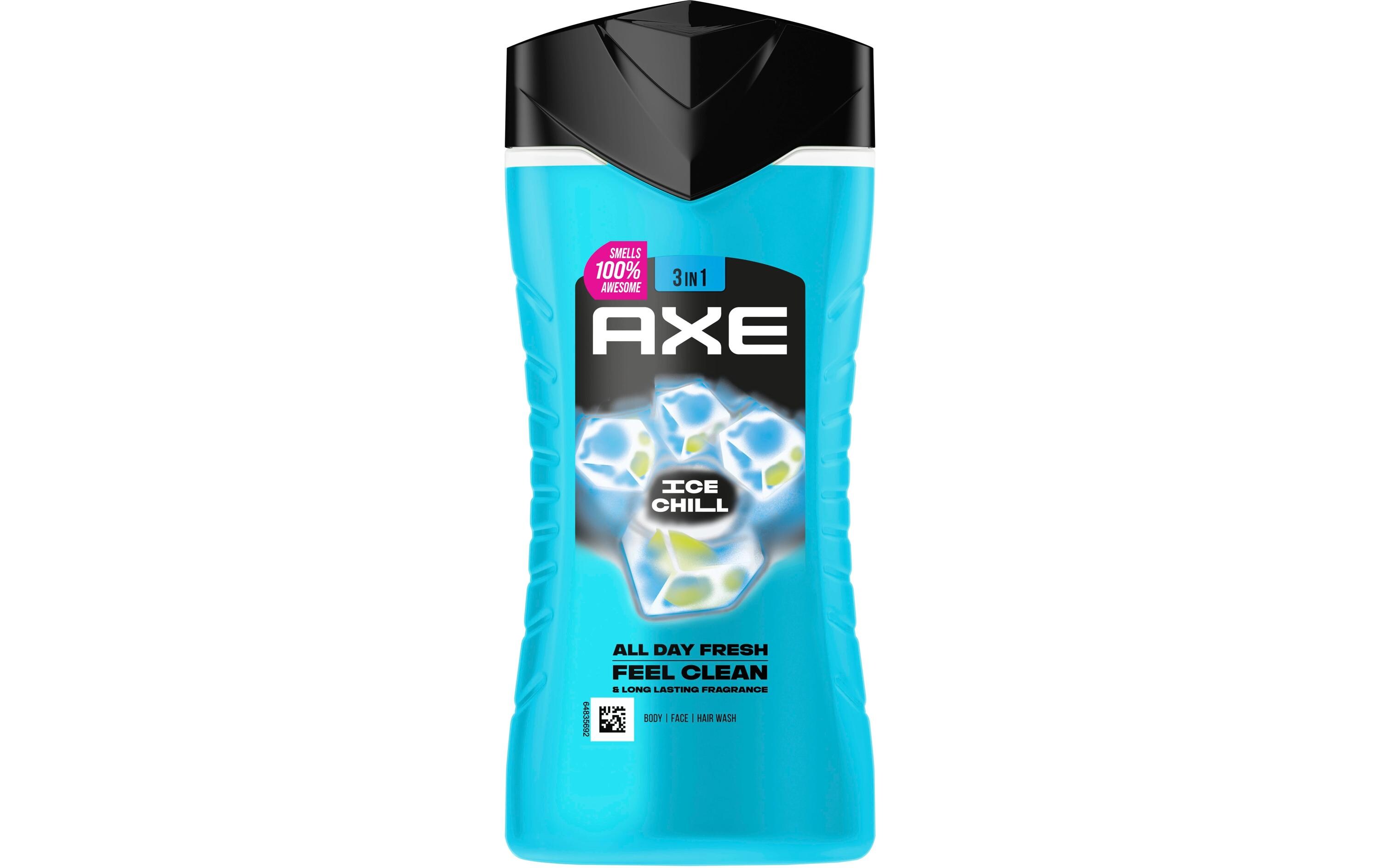 Duschgel Ice Chill 12er KartonErfrischende Pflegedusche und Shampoo für Männer