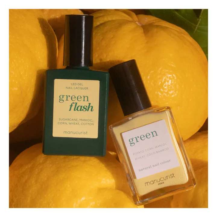 Manucurist Vernis à ongles semi-permanent Green Flash Mimosa - 15 ml