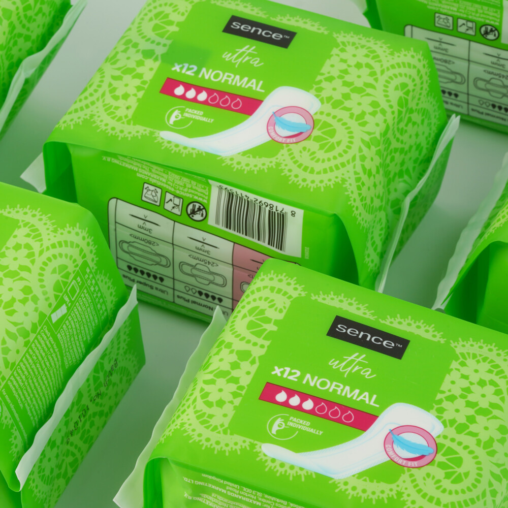 6x Sence Maandverband Normaal Zonder Vleugels12 stuks