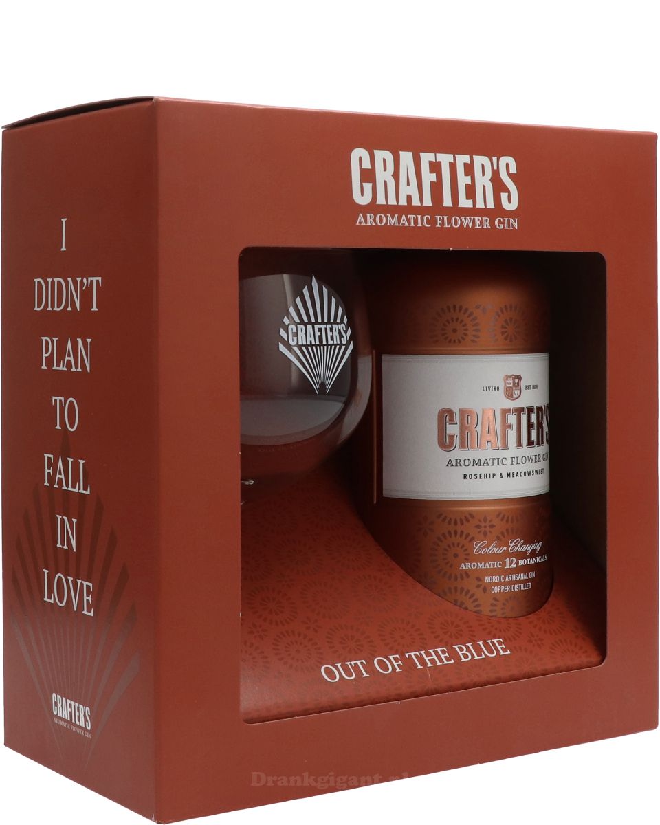 Crafters Aromatic Flower Gin Cadeaupakket 70 cl
