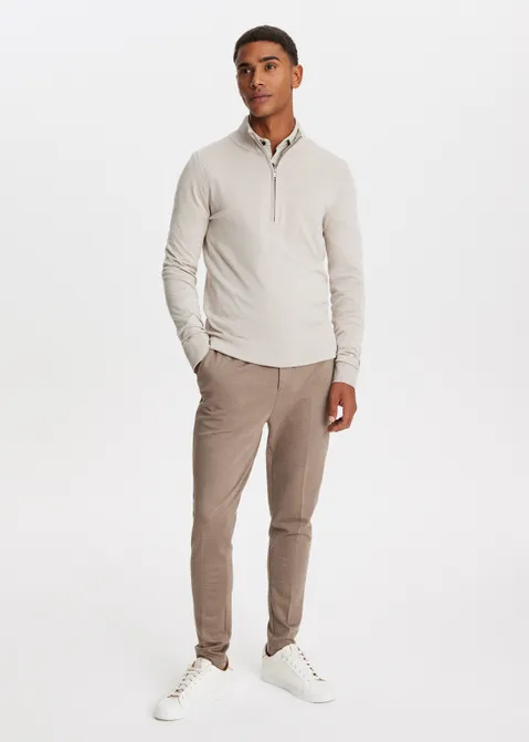 Punta pantalon skinny fit bruin (BRN.MEL)