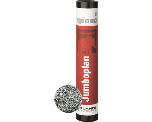 Quandt Bitumen Lasmembraan Jumboplan® Climavine PYE PV 250 S5 SS NOx-Off leisteen gecoat grijs 5 x 1 m rol = 5 m²