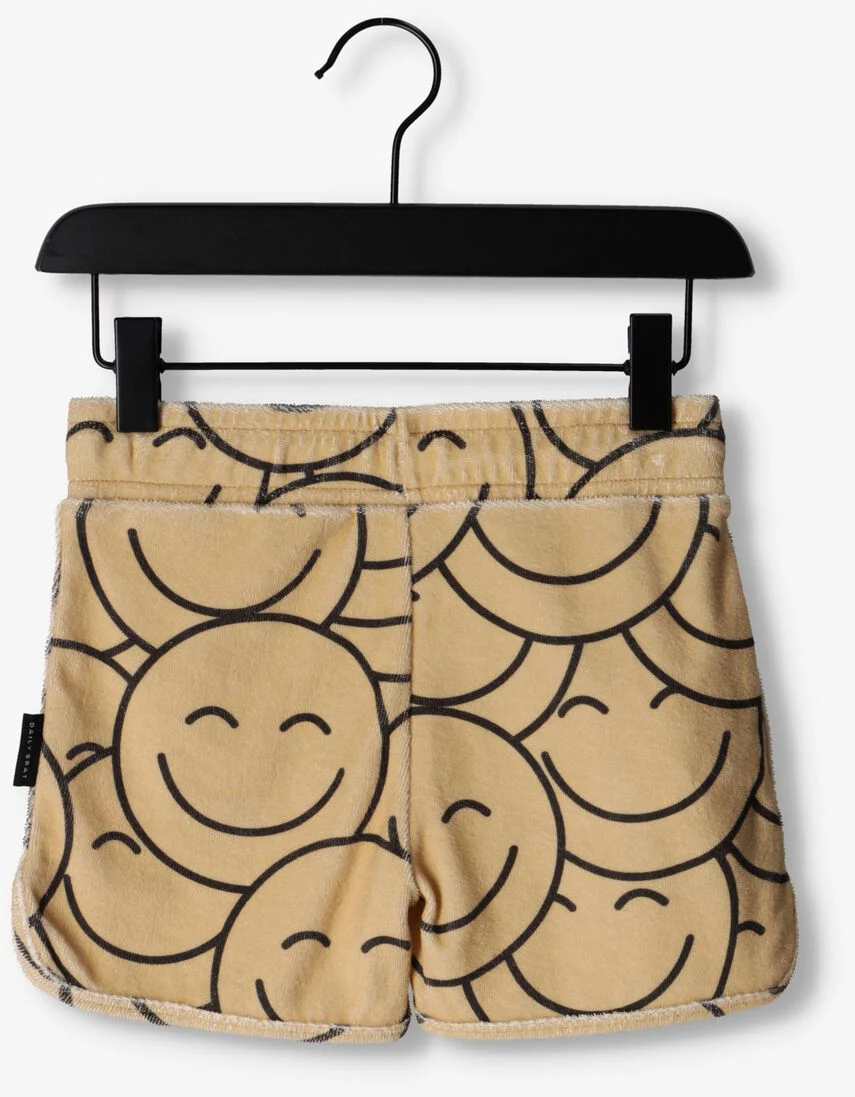 DAILY BRAT gele daily brat korte broek smizing towel shorts