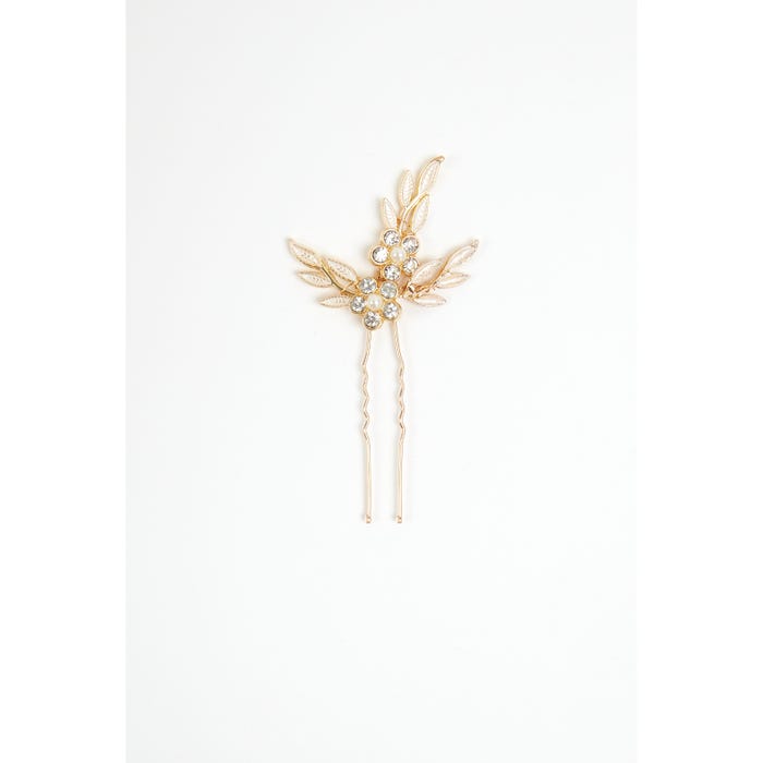 Veritas-Schuiver bloemen bladeren parels