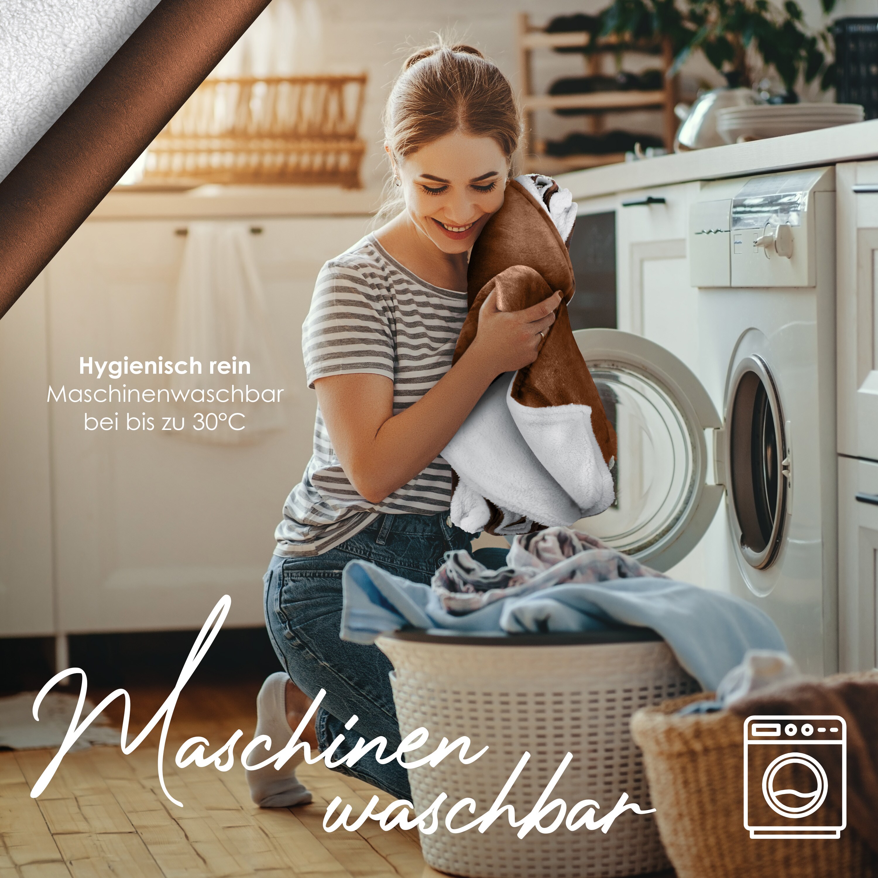KESSER® Kuscheldecke Flauschige Sherpa Extra Weich & Warm Wohndecke Flanell Fleecedecke, Falten beständig/Anti-verfärben als Couchdecke Sofadecke oder Bettüberwurf