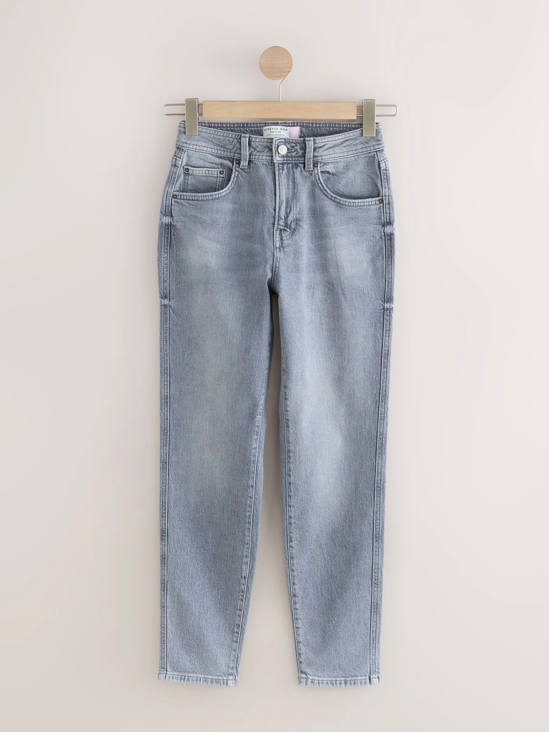 Grijs - Mom comfort stretch jeans