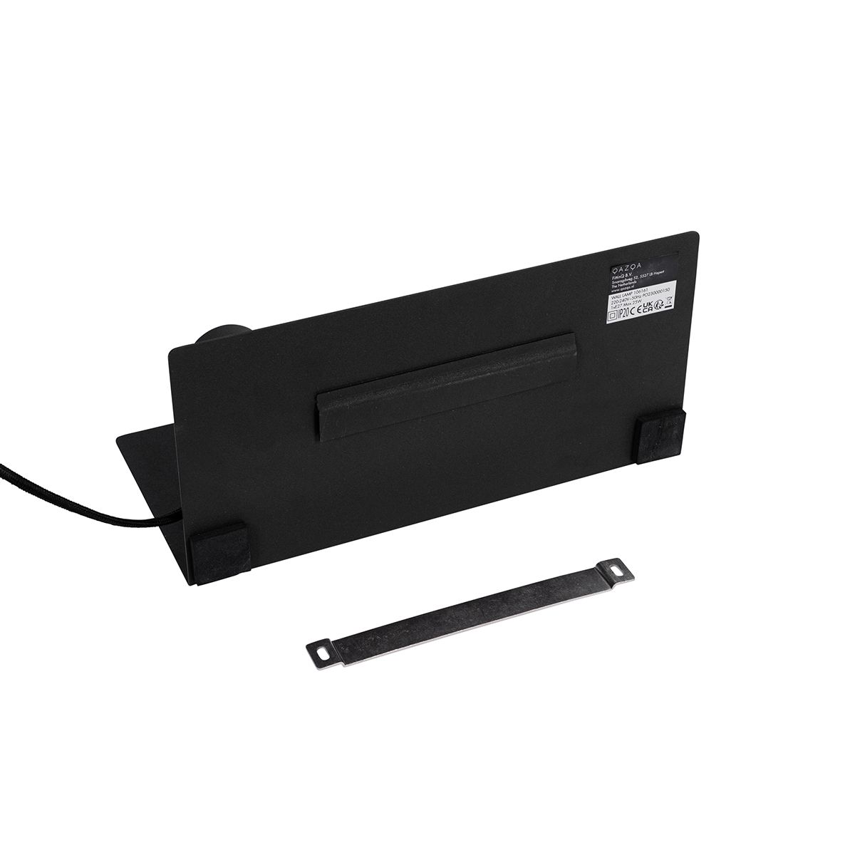 Moderne wandlamp zwart magnetisch verstelbaar - Muro