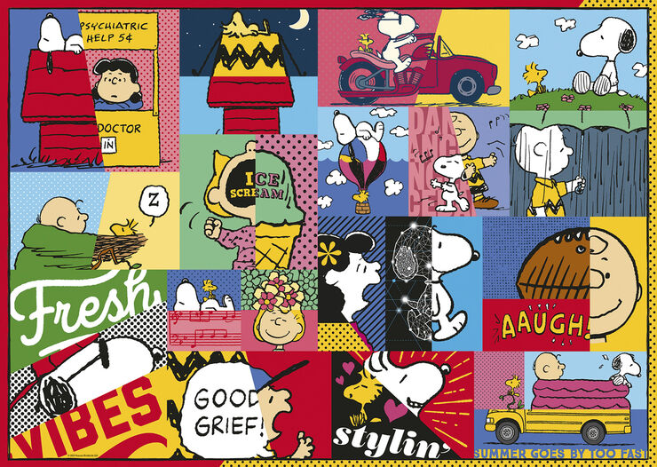 Ravensburger puslespil Snoopy Moments 1000p