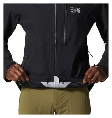 Veste Imperméable Mountain Hardwear New Stretch Ozonic Noir Homme