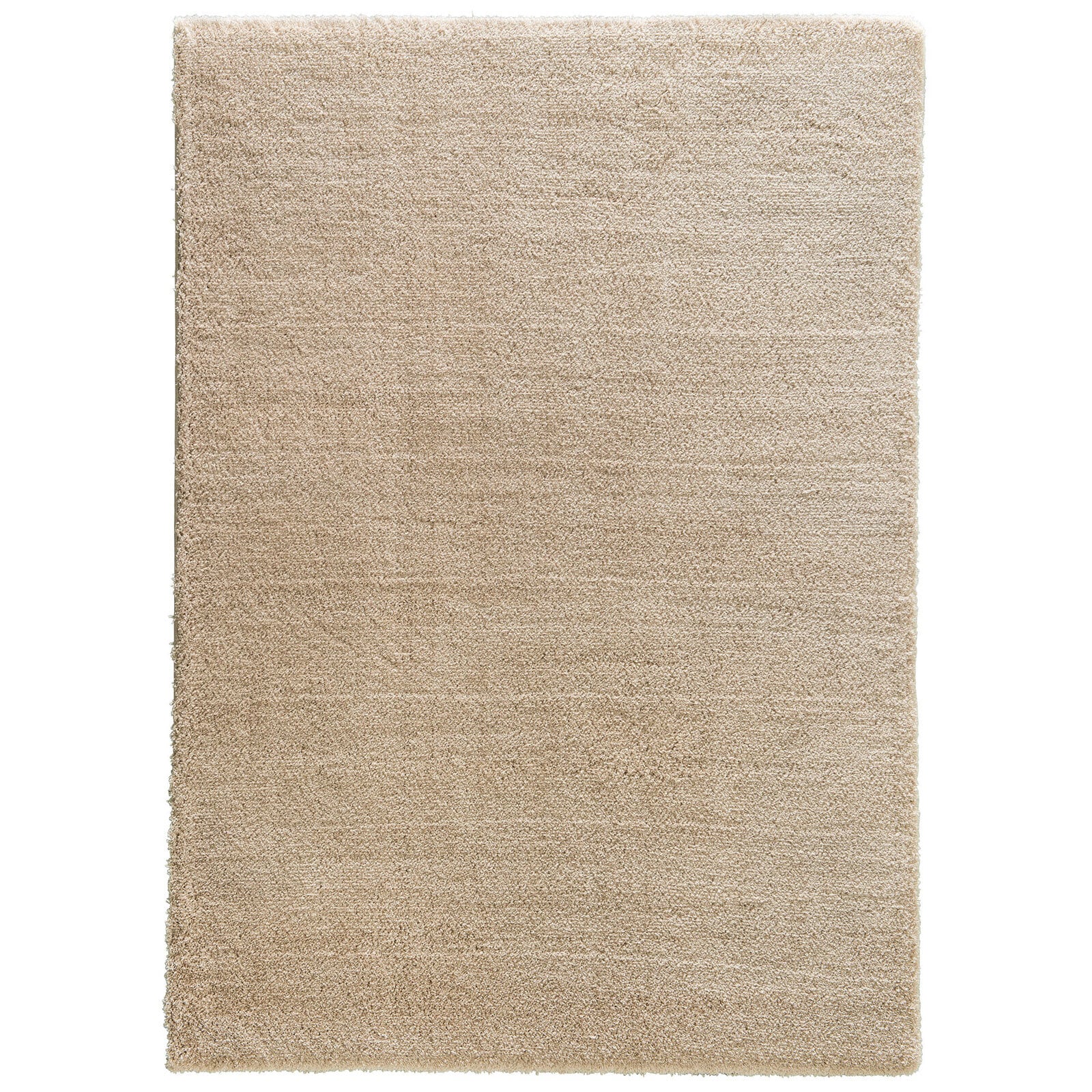 Hochflorteppich SALERNO 67 x 130 cm hellbraun