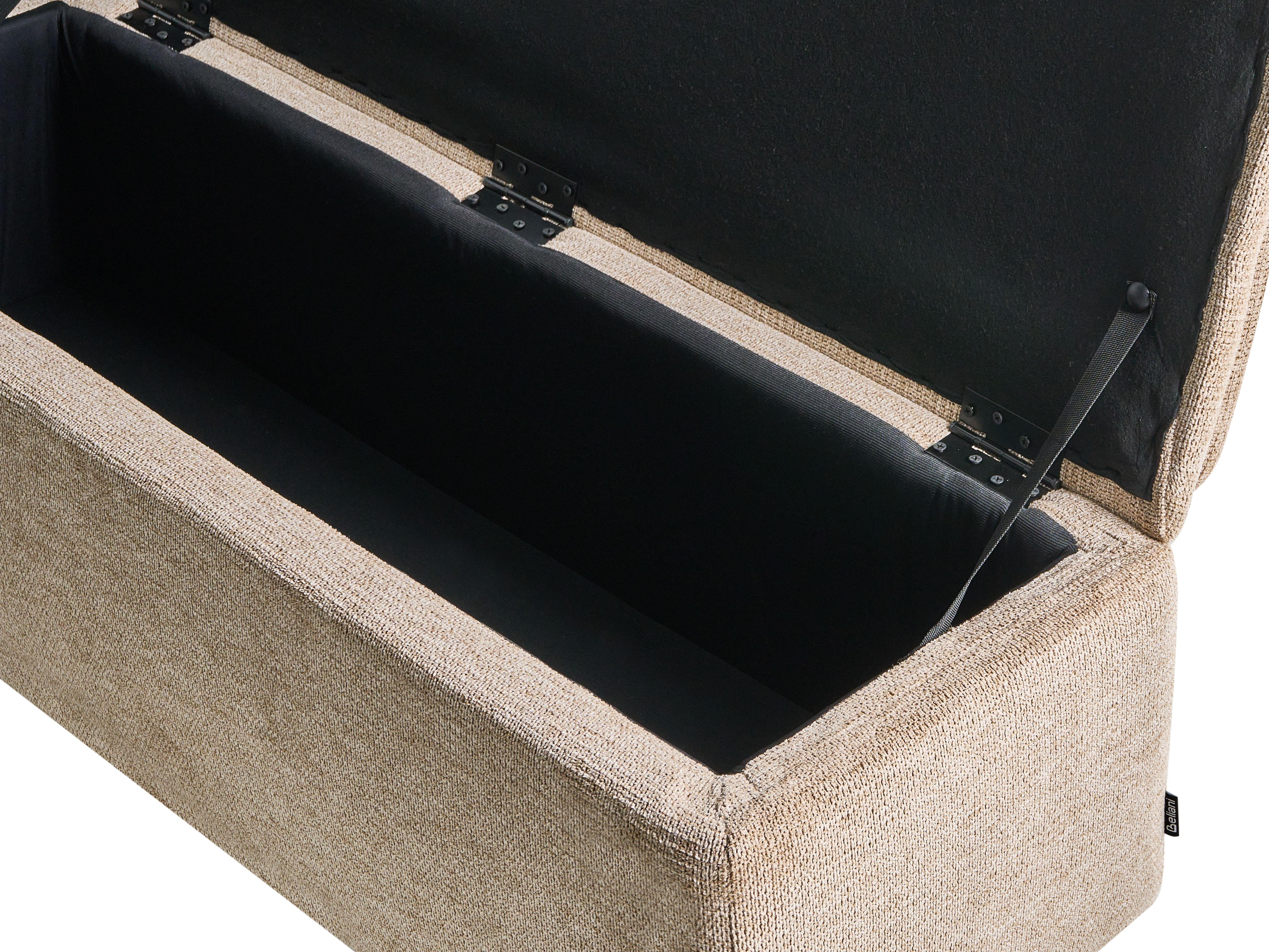Bankje met opbergruimte SALIDA Stof Beige